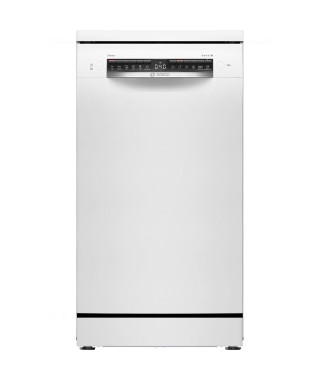 Lave-vaisselle pose libre BOSCH SPS4HKW49E SER4 - 10 couverts - Induction - L45cm - 44dB - Blanc