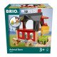 BRIO World - 36012 - Grange des animaux - Accessoire pour circuit de train en bois - Jouet pour garçons et filles des 3 ans
