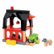 BRIO World - 36012 - Grange des animaux - Accessoire pour circuit de train en bois - Jouet pour garçons et filles des 3 ans