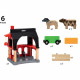 BRIO World - 36012 - Grange des animaux - Accessoire pour circuit de train en bois - Jouet pour garçons et filles des 3 ans