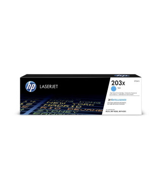 Cartouche de toner cyan HP 203X LaserJet grande capacité authentique (CF541X) pour HP Color LaserJet Pro M254/M280/M281