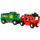 Train de la Ferme a Pile - circuit de train en bois - a partir de 3 ans - 36018 - BRIO World