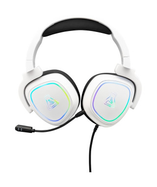 Casque Gaming RGB THE G-LAB - Compatible PC, PS4, XboxOne - Blanc