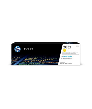 HP 203X Cartouche de toner jaune LaserJet grande capacité authentique (CF542X) pour HP Color LaserJet Pro M254/M280/M281