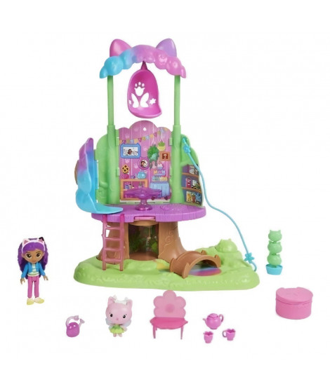 Gabby et la Maison Magique - Playset Deluxe Cabane Féé Minette- 1 figurine + accessoires
