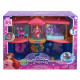 Disney Princesses - Coffret Le Château Deluxe de Ariel - Figurine - 3 ans et + - MATTEL - HLW95 - POUPEE MANNEQUIN DISNEY