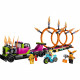 LEGO City Stuntz 60357 Le Défi de Cascade : les Cercles de Feu, Jouet Moto avec Camion