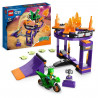 LEGO City Stuntz 60359 Le Défi de Cascade : le Tremplin, Jouet 2-en-1 avec Moto Dinosaure