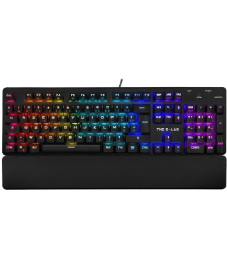 THE G-LAB KEYZ RUBIDIUM CLAVIER MÉCANIQUE RED SWITCH ET RGB COMPLeTEMENT PERSONNALISABLE AVEC REPOSE-POIGNET - AZERTY