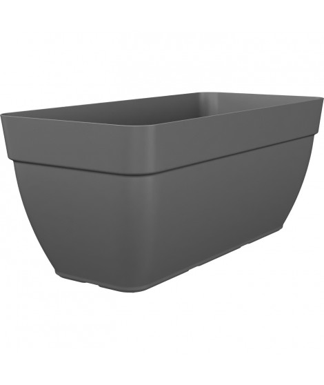 Jardiniere CAPRI CAMPANA XL - Plastique - 80 cm - Anthracite - ARTEVASI