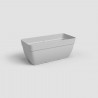 Jardiniere CAPRI CAMPANA XL - Plastique - 80 cm - Gris clair - ARTEVASI