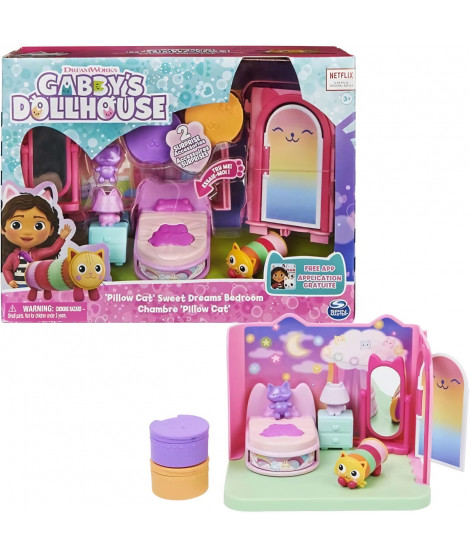 Gabby et la Maison magique - Playset Deluxe la Chambre de Polochat - 1 figurine + accessoires