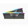Mémoire RAM - CORSAIR - Vengeance RGB DDR5 - 32GB 2x16GB DIMM - 5200 MHz - 1,25V - Gris (CMH32GX5M2B5200Z40K)