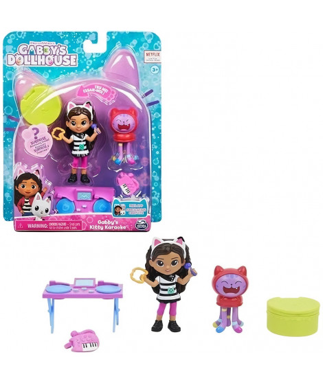 Gabby et la Maison Magique - Karaoké - Pack 2 Figurines et accesoires