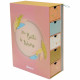 Coffret boite a  trésors et journal de naissance -  Multicolore - 22.5 x 31 cm