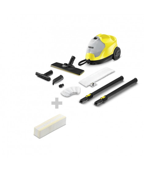 Nettoyeur vapeur KARCHER SC 4 EasyFix - 2000 w - 3.5 bars + 15 lingettes jetables EasyFix (1.512.450.0)