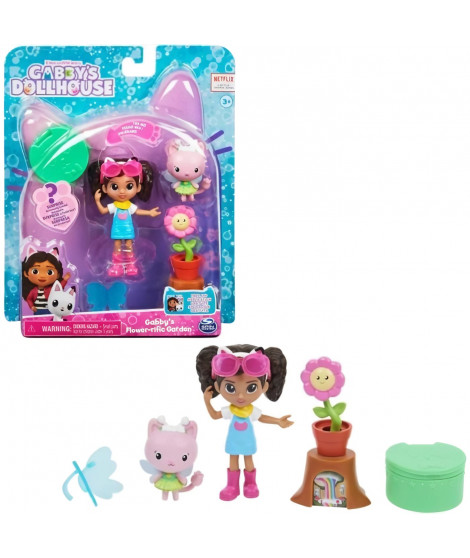 Gabby et la Maison Magique - Jardin Enchanté - Pack 2 Figurines et accessoires