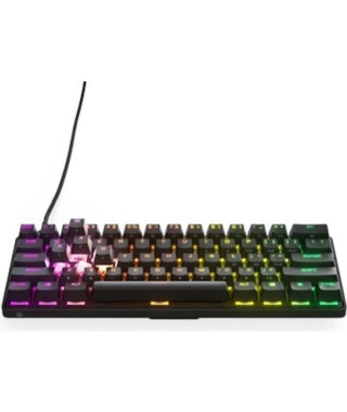 Clavier Gaming - AZERTY - STEELSERIES - Apex Pro Mini FR - Sans Pavé Numérique - Rétroéclairé - Noir