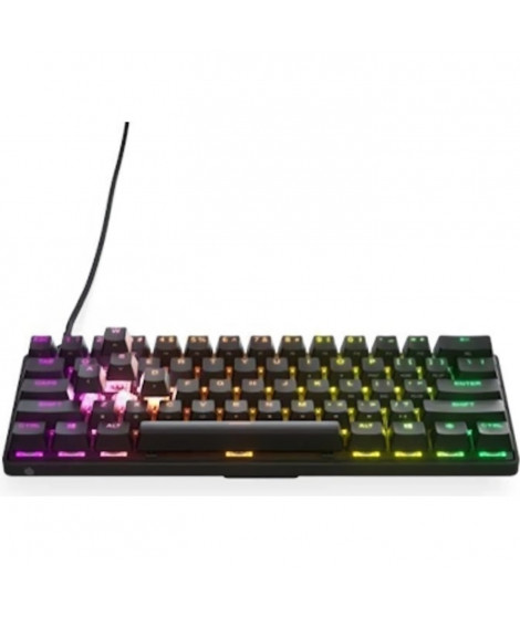 Clavier Gaming - AZERTY - STEELSERIES - Apex Pro Mini FR - Sans Pavé Numérique - Rétroéclairé - Noir