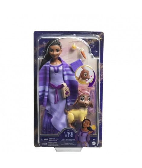 COFFRET ASHA VOYAGE - MATTEL - HPX25 - POUPEE MANNEQUIN DISNEY