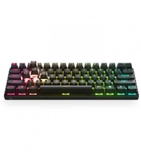 Clavier Gaming - AZERTY - STEELSERIES - Apex Pro Mini Wireless FR - Sans Pavé Numérique - Rétroéclairé - Noir