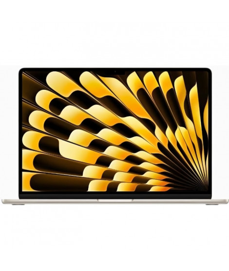 Apple - 15,3 MacBook Air M2 (2023) - RAM 8Go - Stockage 256Go - Lumiere Stellaire - AZERTY