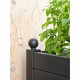 TERAPLAST Jardiniere Trama002 40x100cm - Réserve d'eau et pieds réglables  - Blanc cassé
