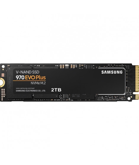 SAMSUNG - SSD Interne - 970 EVO PLUS - 2To - M.2 NVMe (MZ-V7S2T0BW)