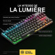 Clavier Gaming - AZERTY - STEELSERIES - Apex 9 TKL FR - Sans Pavé Numérique - Rétroéclairé - Noir