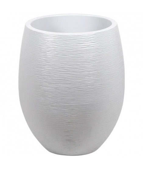 EDA Pot rond Graphit Ø50cm - Contenance 53L - Blanc cérusé