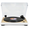 THOMSON TT301 - Platine vinyle design 33 et 45 tours - Tete de lecture Audio-Technica AT3600L - Bois et blanc