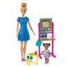 Barbie - Coffret Maîtresse d'école - Poupée Mannequin - 3 ans et + - BARBIE - HCN19 - POUPEE MANNEQUIN BARBIE