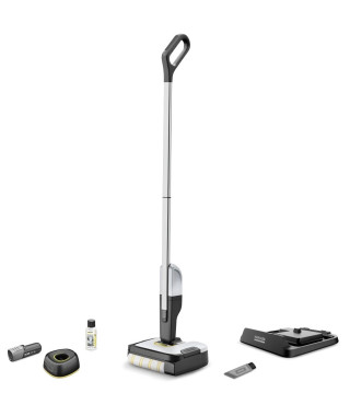 KARCHER FC 2-4 - Nettoyeur de sols - Récupere les saletés seches et humides en un seul passage - Position parking