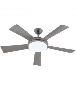 WALLIS Anthracite - Ventilateur de plafond Ø132cm 38W + éclairage LED