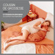 Babymoov B.LOVE Coussin de Maternité & Allaitement avec Remplissage Microbilles ultra-fines - Made in Europe, Terracotta