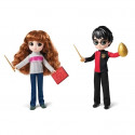 Wizarding World - Coffret Deluxe Poupée 20cm HARRY & HERMIONE