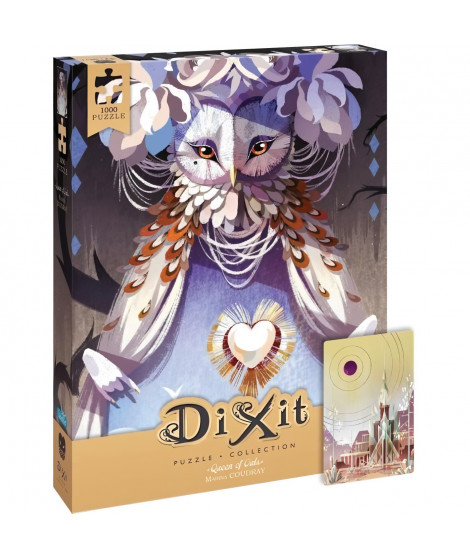 Dixit Puzzle 1000p Queen Owls - Asmodee - Jeu de société