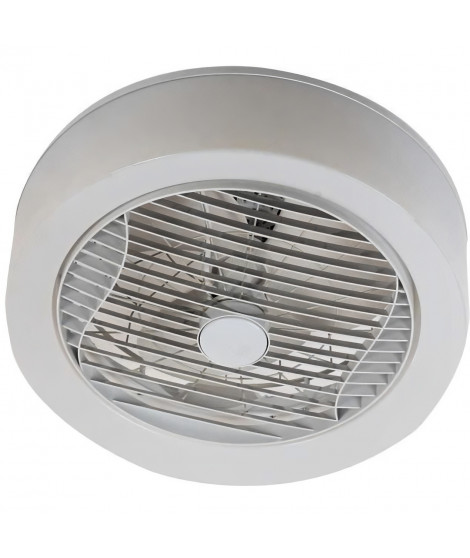 AIR-LIGHT CROWN - Ventilateur de plafond blanc Ø40cm 95W avec couronne d'éclairage LED