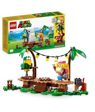 LEGO Super Mario 71421 Ensemble d'Extension Concert de Dixie Kong dans la Jungle, a Combiner avec Pack de Démarrage