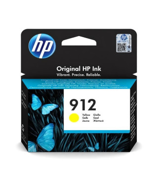 HP 912 Cartouche d'encre jaune authentique (3YL79AE) pour HP OfficeJet 8010 series/ OfficeJet Pro 8020 series