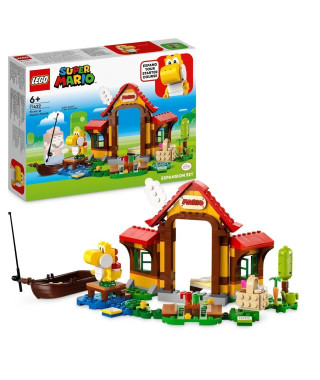 LEGO Super Mario 71422 Ensemble d'Extension Pique-nique chez Mario, Jouet a Combiner avec Pack de Démarrage