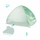 BADABULLE Tente anti-UV bébé, grande tente de plage, haute protection solaire FPS 50+, systeme pop-up, vert
