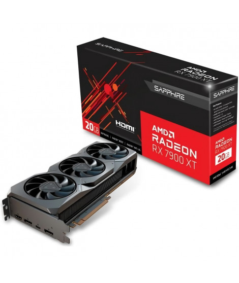 SAPPHIRE - Carte Graphique -  AMD RADEON - RX 7900 XT GAMING OC 20GB GDDR6