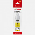 Bouteille d'encre - CANON - GI-50Y- Jaune - Compatibilité PIXMA MegaTank - (3405C001)