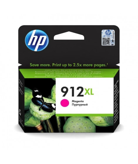 HP 912XL Cartouche d'encre magenta grande capacité authentique (3YL82AE) pour HP OfficeJet 8010 series/ OfficeJet Pro 8020 se…