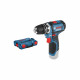 Perceuse-visseuse sans-fil GSR 12V-15FC (sans batterie ni chargeur) en coffret L-Boxx - BOSCH - 06019F6002