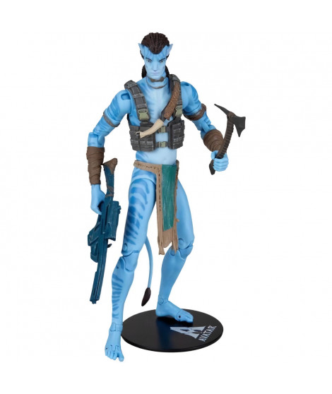 Disney Avatar - Figurine McFarlane 17cm - Jake Sully - Figurine Officielle Issue du Film Avatar 2 - TM16307