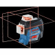 Laser ligne Bosch Professional GLL 3-80 C + BT 150 (Version piles) - 0601063R01