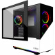 MRED - Boîtier PC Gamer ATX - Blanc RGB Elite