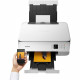 Imprimante Multifonction - CANON PIXMA TS5351a - Jet d'encre bureautique et photo - Couleur - WIFI - Blanc